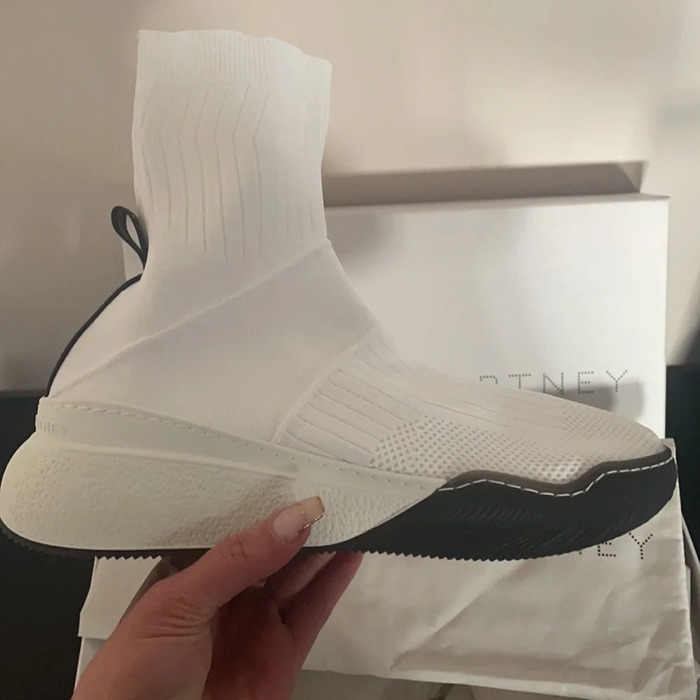 Stella McCartney white sock like sneaker brand new - Picture 4 of 10